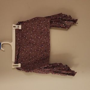 Xhilaration, large, flower pattern top